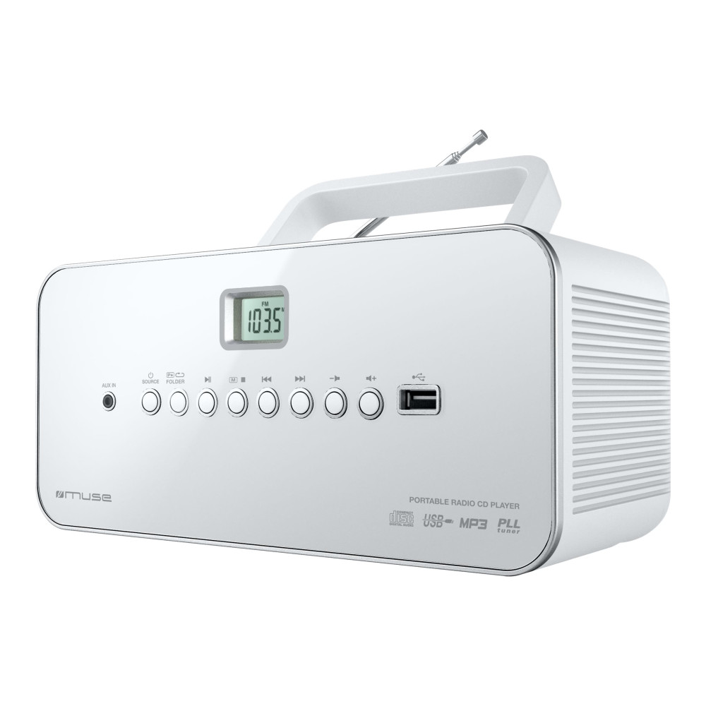 Produktbild för Muse M-28 RDW - boombox - CD, USB-radio