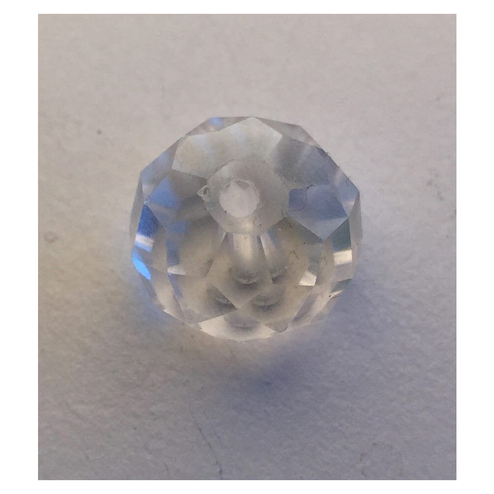 Produktbild för ABC-klubben Hängen Åk 2,  Diamanter, 30 st : Glaspärla facetterad 12 x8 mm