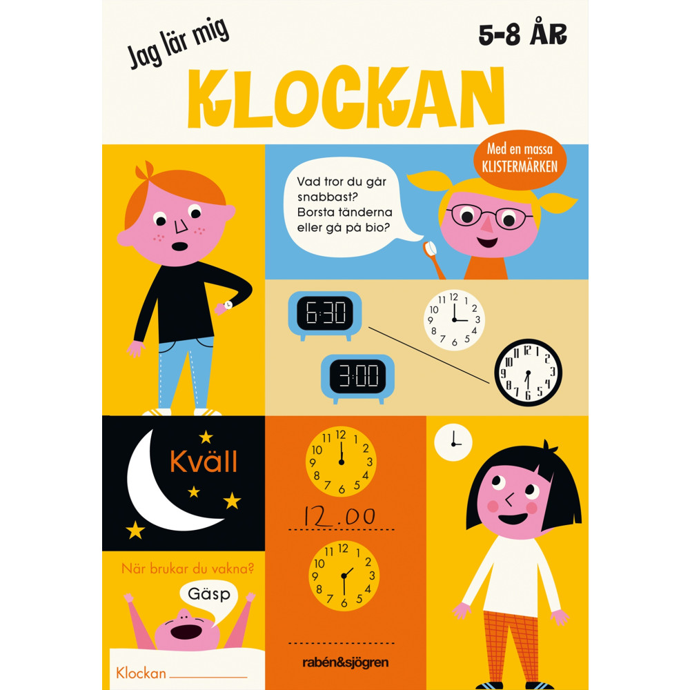 Produktbild för Jag lär mig klockan