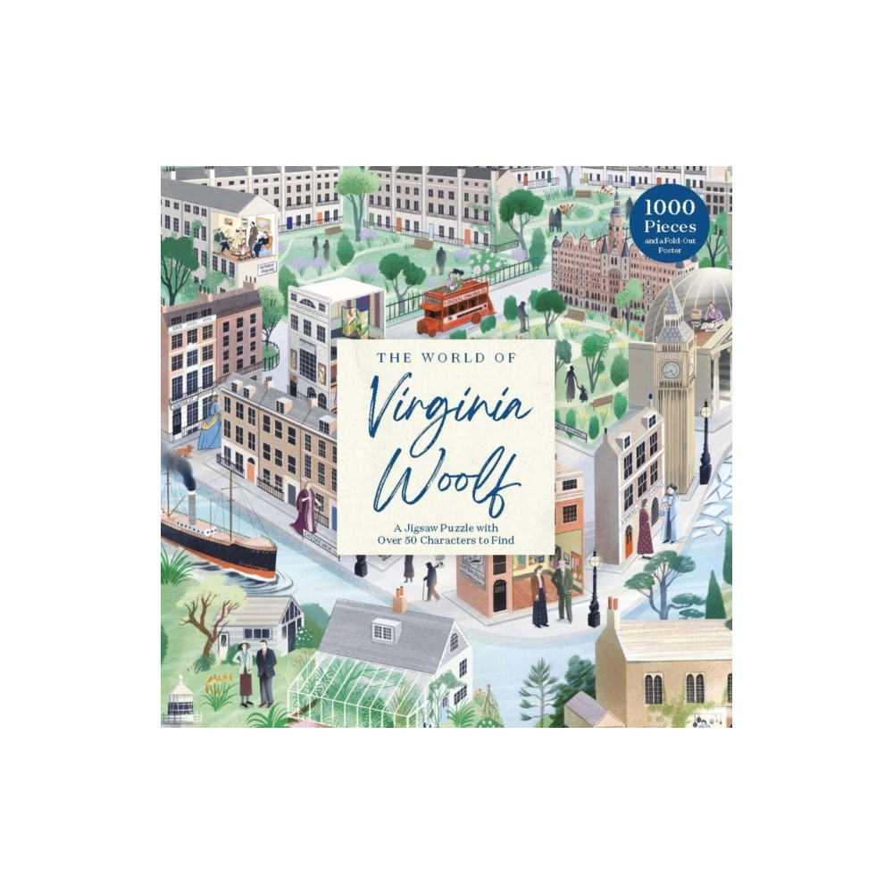 Produktbild för Pussel The World of Virginia Woolf 1000 bitar