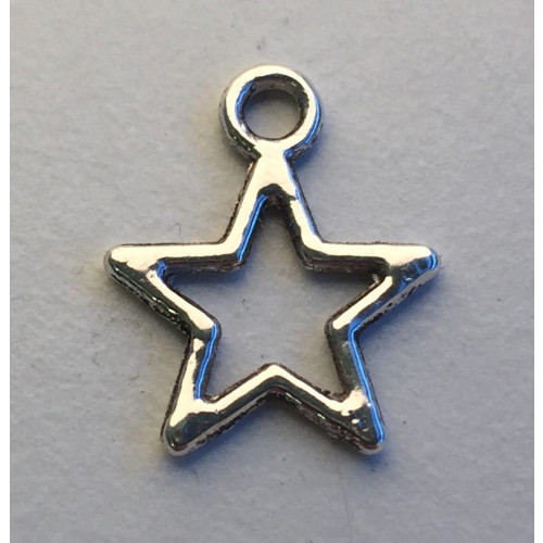 Natur & Kultur Läromedel och Akademi ABC-klubben Hängen FK Stjärnor 30 st Berlock antiksilver 14x11mm