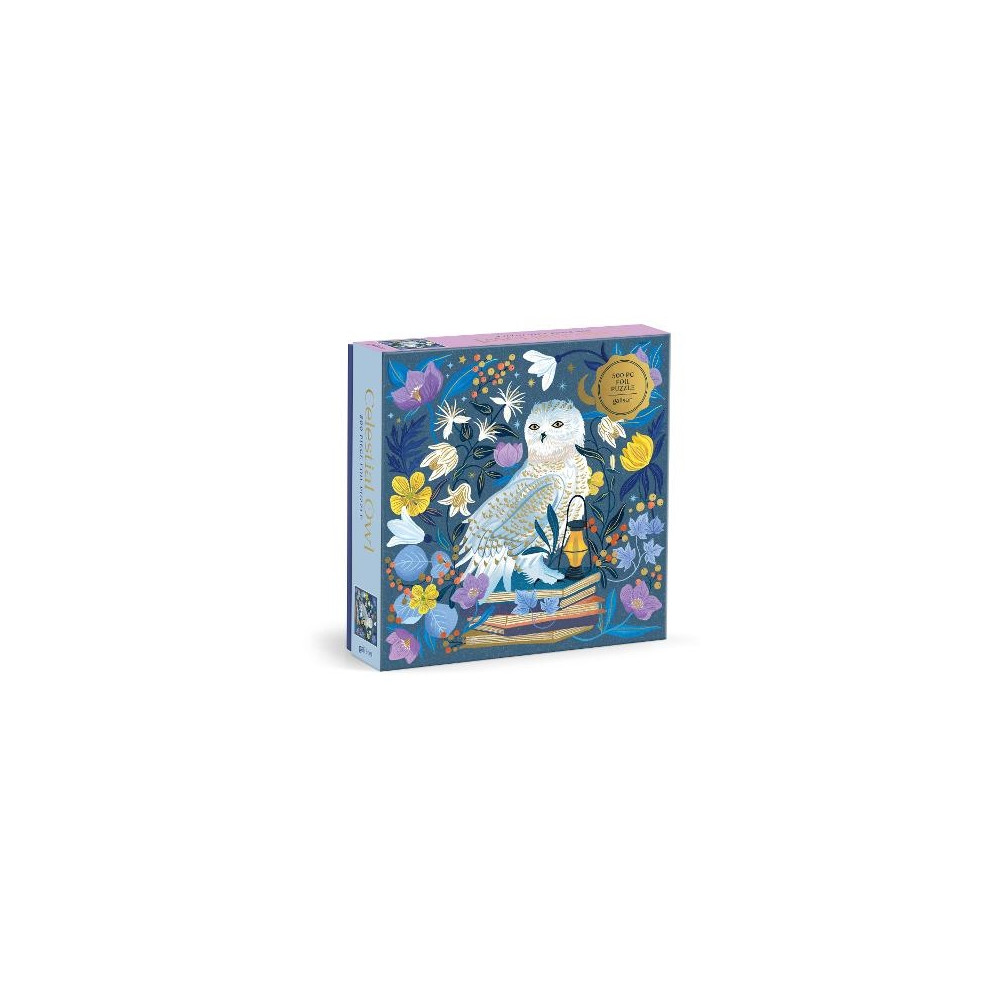 Produktbild för Celestial Owl 500 Piece Foil Puzzle