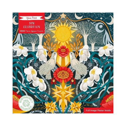 Flame Tree Publishing Adult Sustainable Jigsaw Puzzle Nina Pace: Sun Celebration
