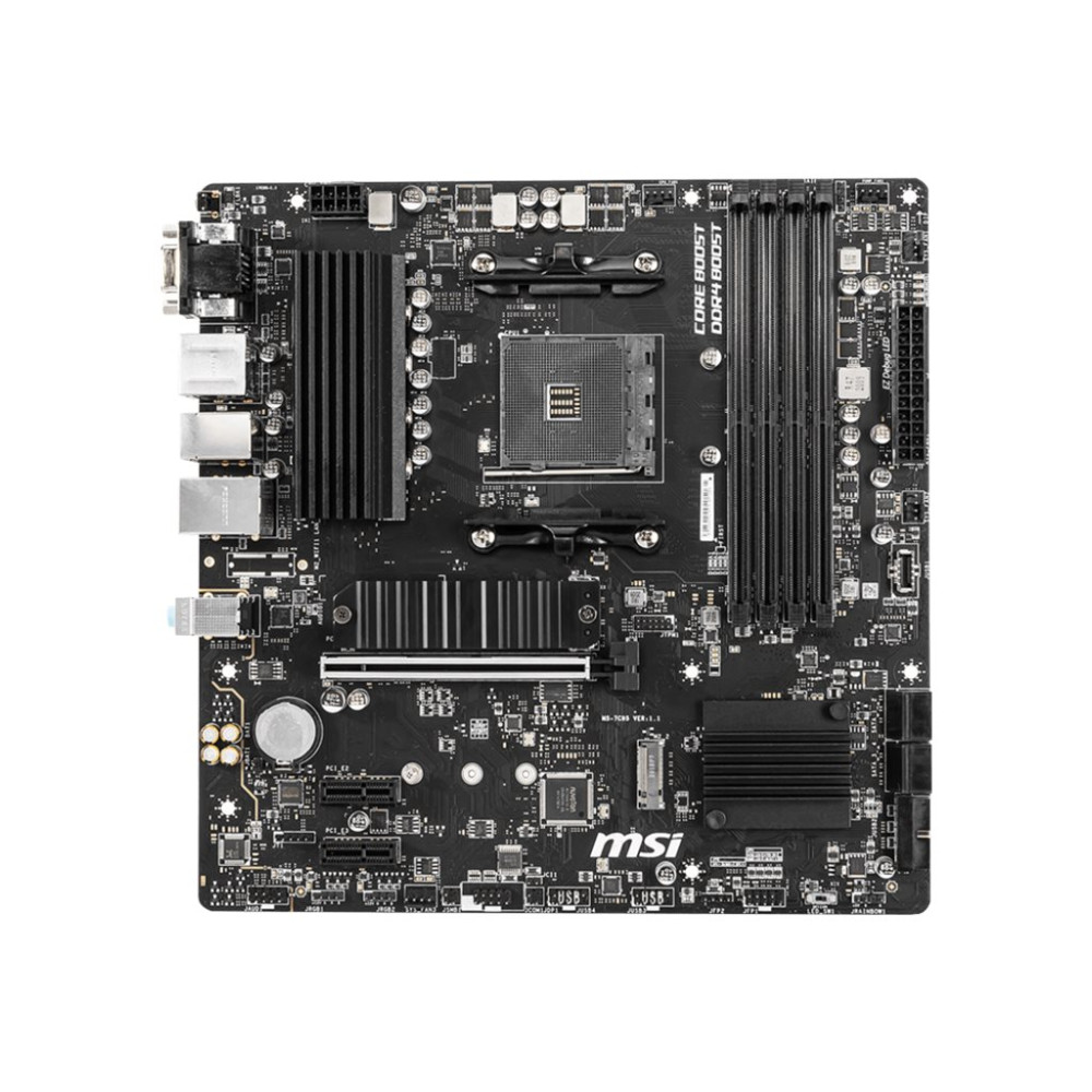 Produktbild för MSI B550M PRO-VDH - moderkort - micro ATX - Socket AM4 - AMD B550