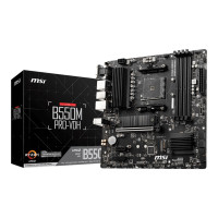 Produktbild för MSI B550M PRO-VDH - moderkort - micro ATX - Socket AM4 - AMD B550
