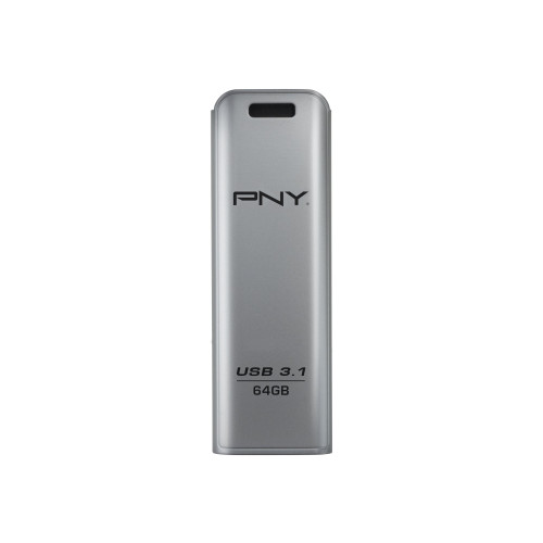 PNY Technologies PNY Elite Steel - USB flash-enhet - 64 GB