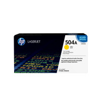 Produktbild för HP 504A - gul - original - LaserJet - tonerkassett (CE252A)
