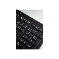 Produktbild för CHERRY STREAM DESKTOP COMFORT - sats med tangentbord och mus - 100% full size - QWERTY - USA/Europa - gråsvart Inmatningsenhet