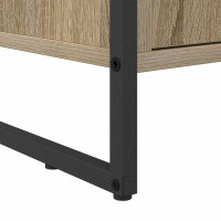 Produktbild för Skoskåp med lagring Sonoma 79 x 36 x 100 cm Konstruerat trä