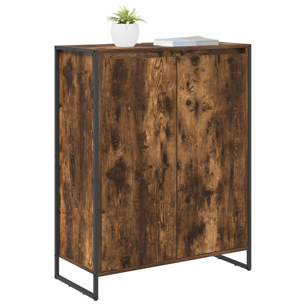 Produktbild för Skoskåp med lagring Rökek 79 x 36 x 100 cm Konstruerat trä