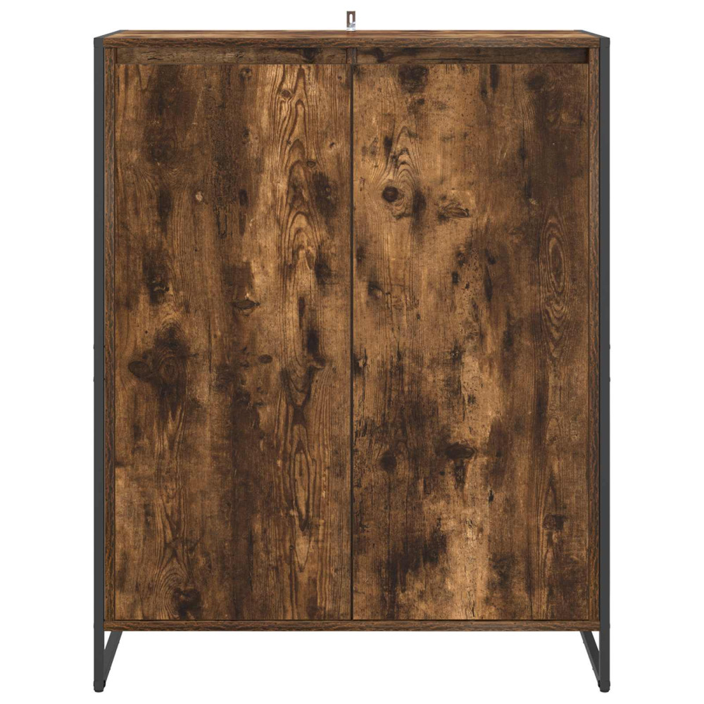 Produktbild för Skoskåp med lagring Rökek 79 x 36 x 100 cm Konstruerat trä