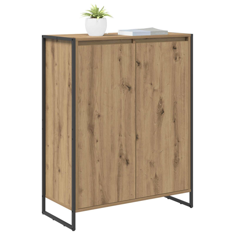 Produktbild för Skoskåp med lagring Artisan Ek 79 x 36 x 100 cm Konstruerat trä