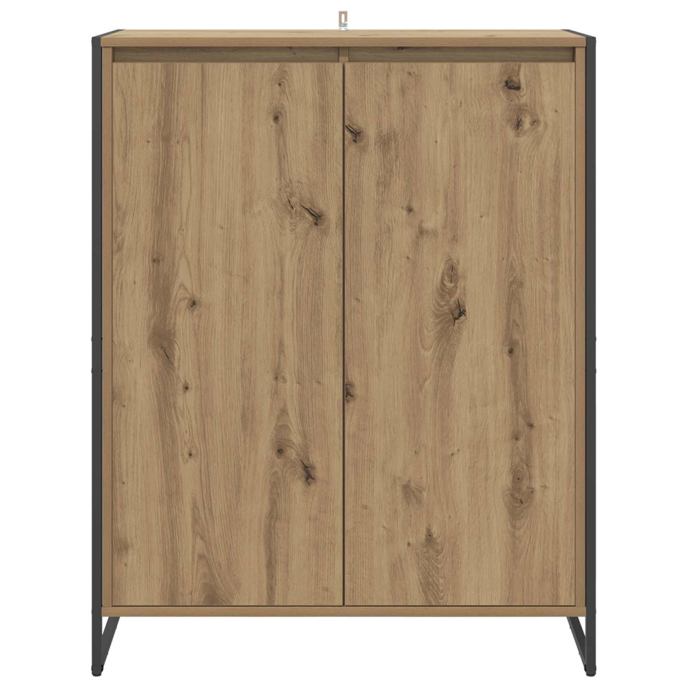 Produktbild för Skoskåp med lagring Artisan Ek 79 x 36 x 100 cm Konstruerat trä