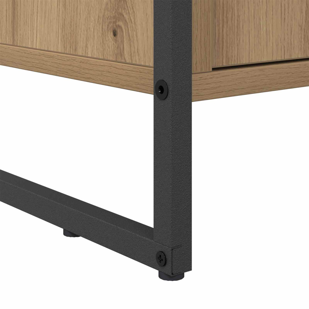 Produktbild för Skoskåp med lagring Artisan Ek 79 x 36 x 100 cm Konstruerat trä