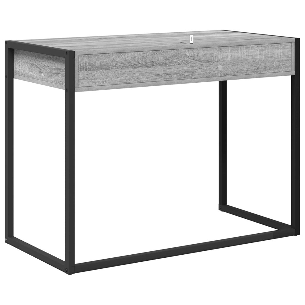 Produktbild för Skrivbord Grå Sonoma 100 x 50 x 75 cm Konstruerat trä