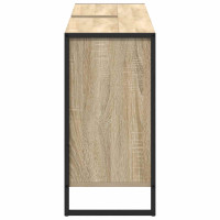 Produktbild för Badrumsskåp med lagring Sonoma 90 x 30 x 60 cm Konstruerat trä