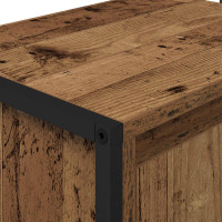 Produktbild för Badrumsskåp Gammalt trä 90 x 30 x 60 cm Konstruerat trä