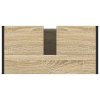 Produktbild för Badrumsskåp med lagring Sonoma 60 x 30 x 60 cm Konstruerat trä