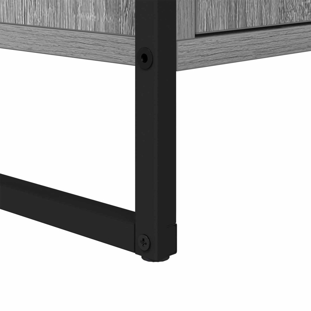 Produktbild för Badrumsskåp med dörr Grå Sonoma 60 x 30 x 60 cm Konstruerat trä