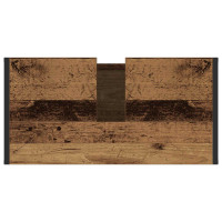 Produktbild för Badrumsskåp Gammalt trä 60 x 30 x 60 cm Konstruerat trä