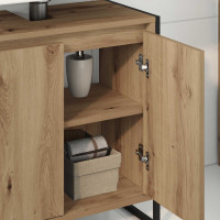 Produktbild för Badrumsskåp med dörr Artisan Ek 60 x 30 x 60 cm Konstruerat trä