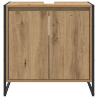 Produktbild för Badrumsskåp med dörr Artisan Ek 60 x 30 x 60 cm Konstruerat trä