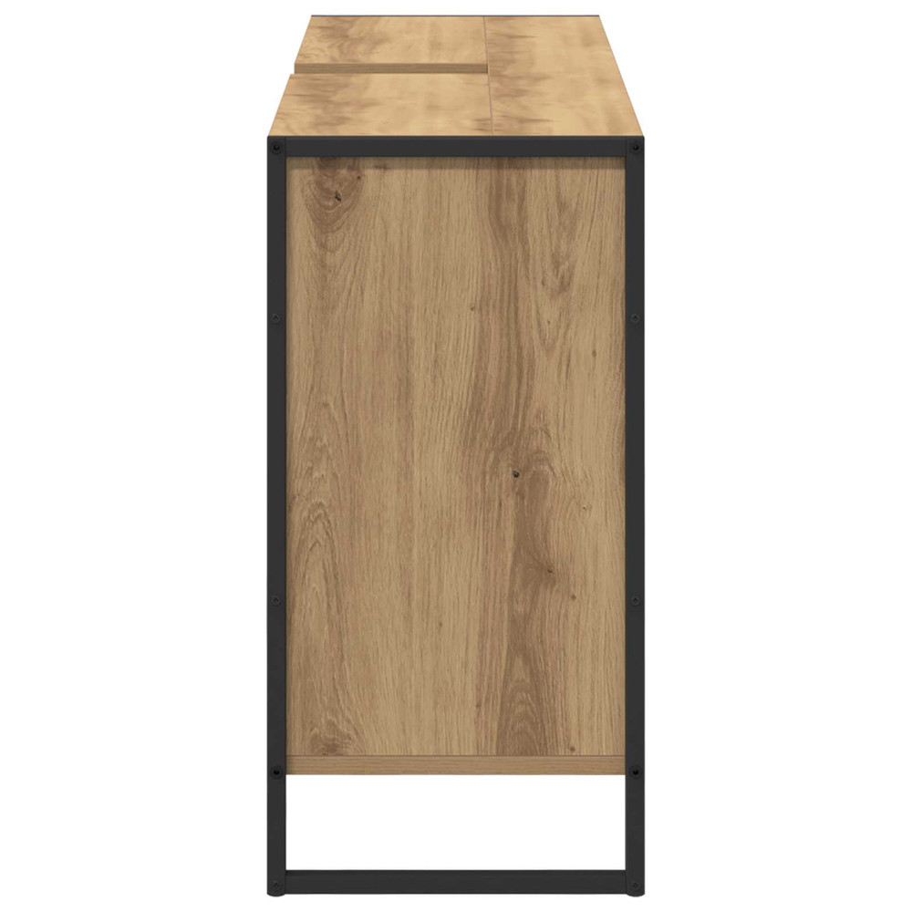 Produktbild för Badrumsskåp med dörr Artisan Ek 60 x 30 x 60 cm Konstruerat trä