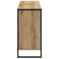 Produktbild för Badrumsskåp med dörr Artisan Ek 60 x 30 x 60 cm Konstruerat trä