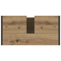 Produktbild för Badrumsskåp med dörr Artisan Ek 60 x 30 x 60 cm Konstruerat trä