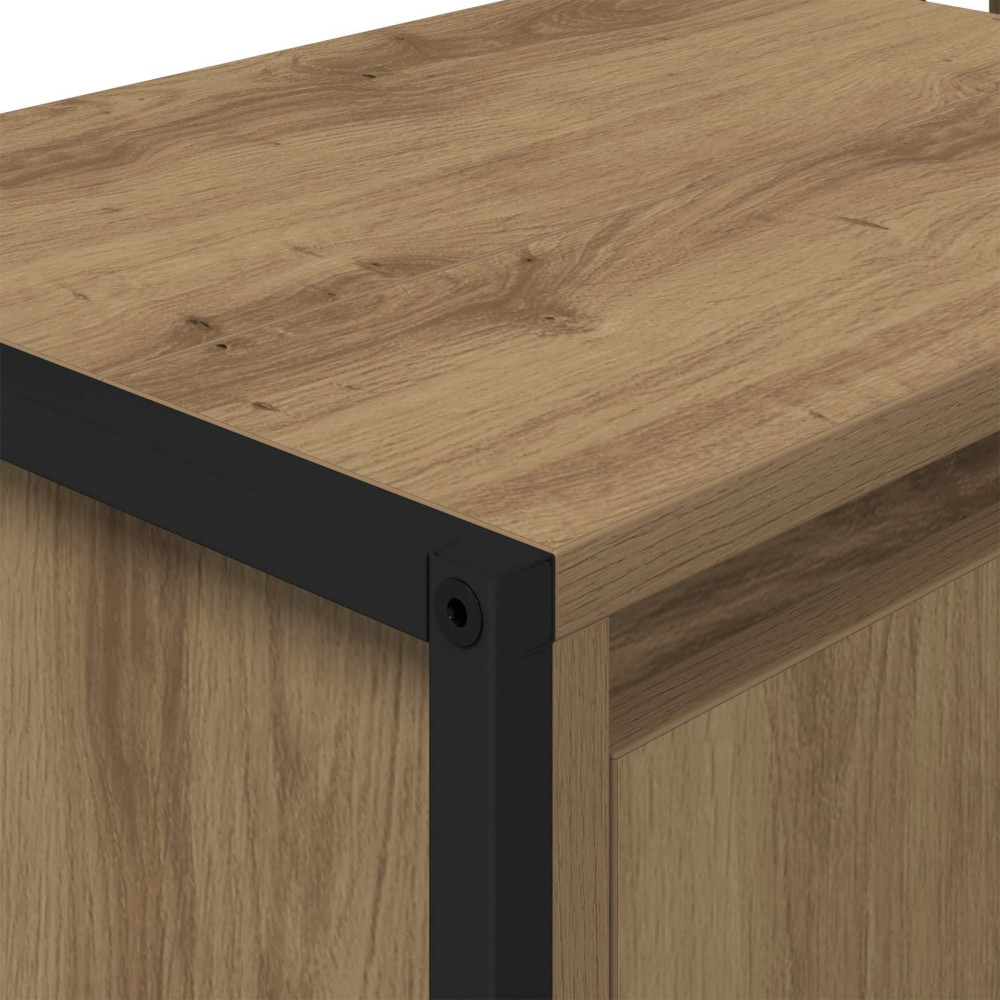 Produktbild för Badrumsskåp med dörr Artisan Ek 60 x 30 x 60 cm Konstruerat trä