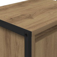 Produktbild för Badrumsskåp med dörr Artisan Ek 60 x 30 x 60 cm Konstruerat trä