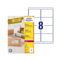 Produktbild för Avery QuickPEEL Recycled Labels - adresslappar - 800 etikett (er) - 67.7 x 99.1 mm