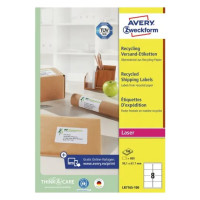 Produktbild för Avery QuickPEEL Recycled Labels - adresslappar - 800 etikett (er) - 67.7 x 99.1 mm