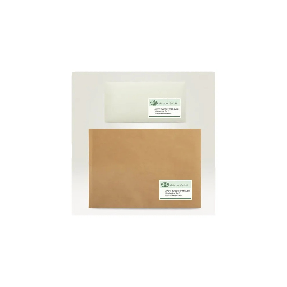 Produktbild för Avery QuickPEEL Recycled Labels - adresslappar - 800 etikett (er) - 67.7 x 99.1 mm