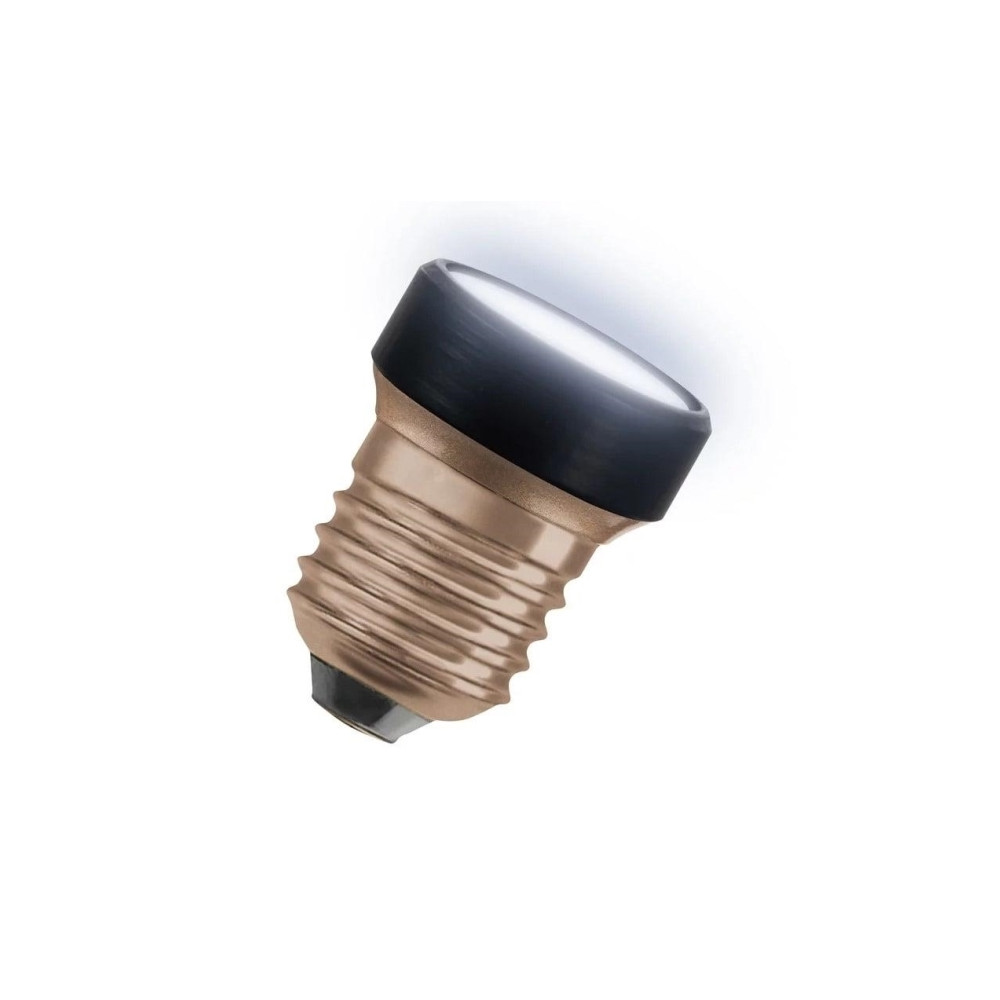Produktbild för OSRAM LED STAR - LED-glödlampa - form: flat round - glaserad finish - E27 - 3.5 W - svalt vitt ljus - 4000 K
