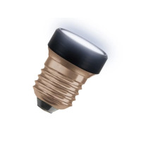 Produktbild för OSRAM LED STAR - LED-glödlampa - form: flat round - glaserad finish - E27 - 3.5 W - svalt vitt ljus - 4000 K