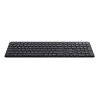 Produktbild för Trust Vaiya - tangentbord - fleranvändarenhet full size - QWERTY - amerikansk - svart Inmatningsenhet