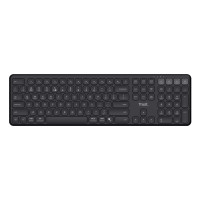 Produktbild för Trust Vaiya - tangentbord - fleranvändarenhet full size - QWERTY - amerikansk - svart Inmatningsenhet