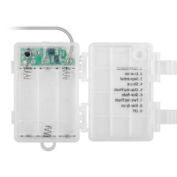 Produktbild för Goobay 57943, Fairy lights, Transparent, Polyvinylklorid (PV...