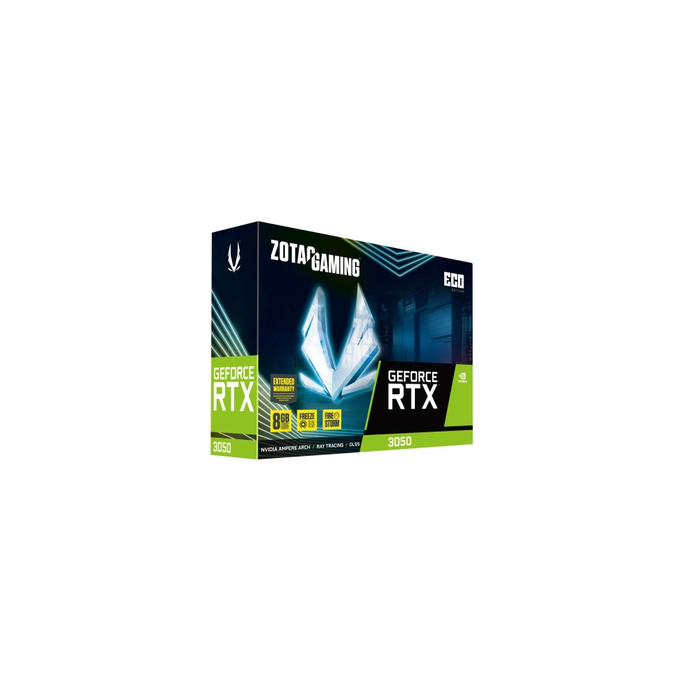 Produktbild för ZOTAC GAMING GeForce RTX 3050 ECO - grafikkort - GF RTX 3050 - 8 GB