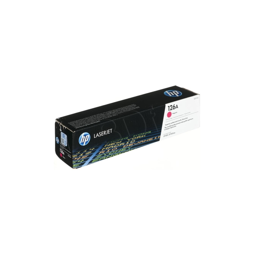 Produktbild för HP 126A - magenta - original - LaserJet - tonerkassett (CE313A)