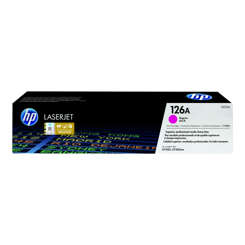Produktbild för HP 126A - magenta - original - LaserJet - tonerkassett (CE313A)