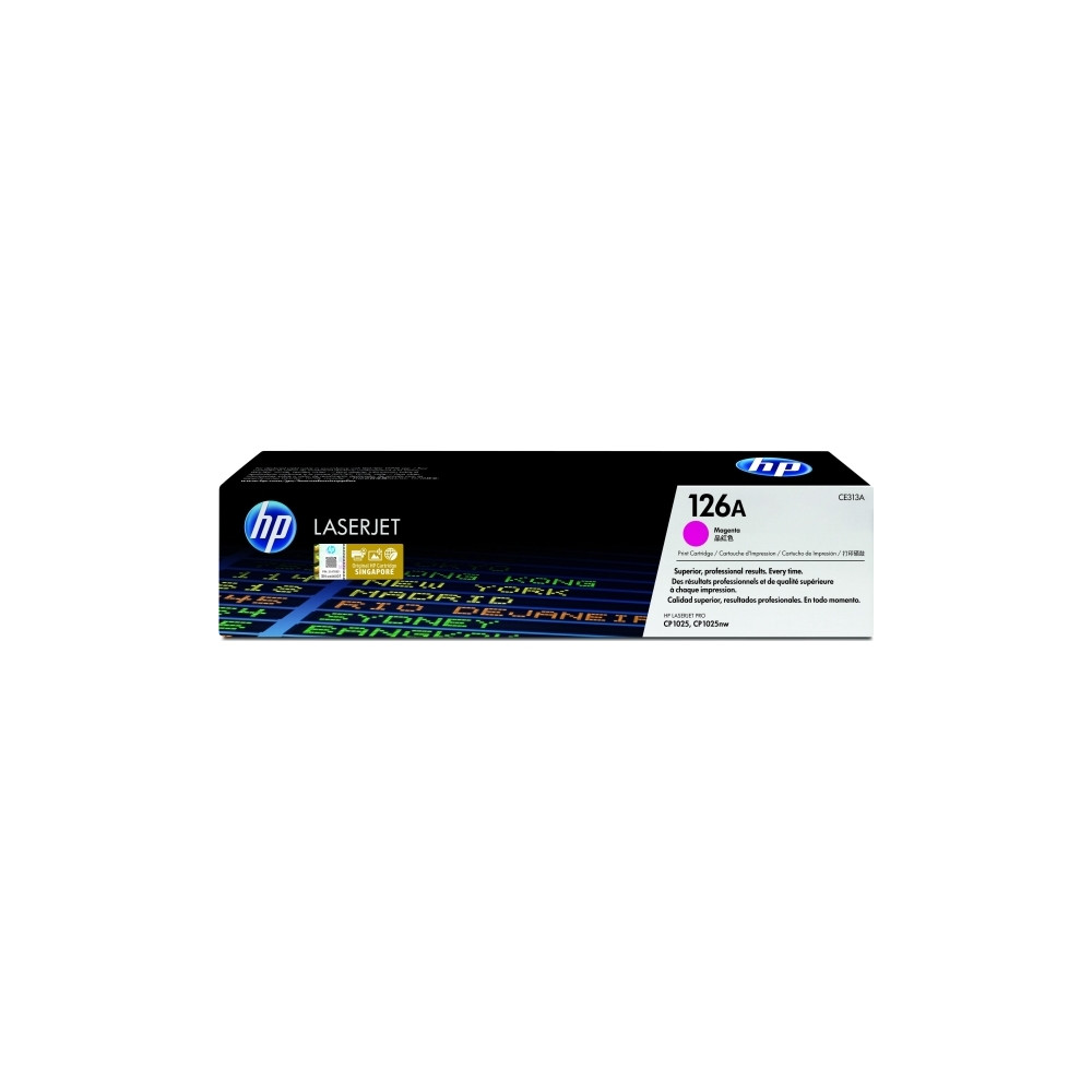 Produktbild för HP 126A - magenta - original - LaserJet - tonerkassett (CE313A)