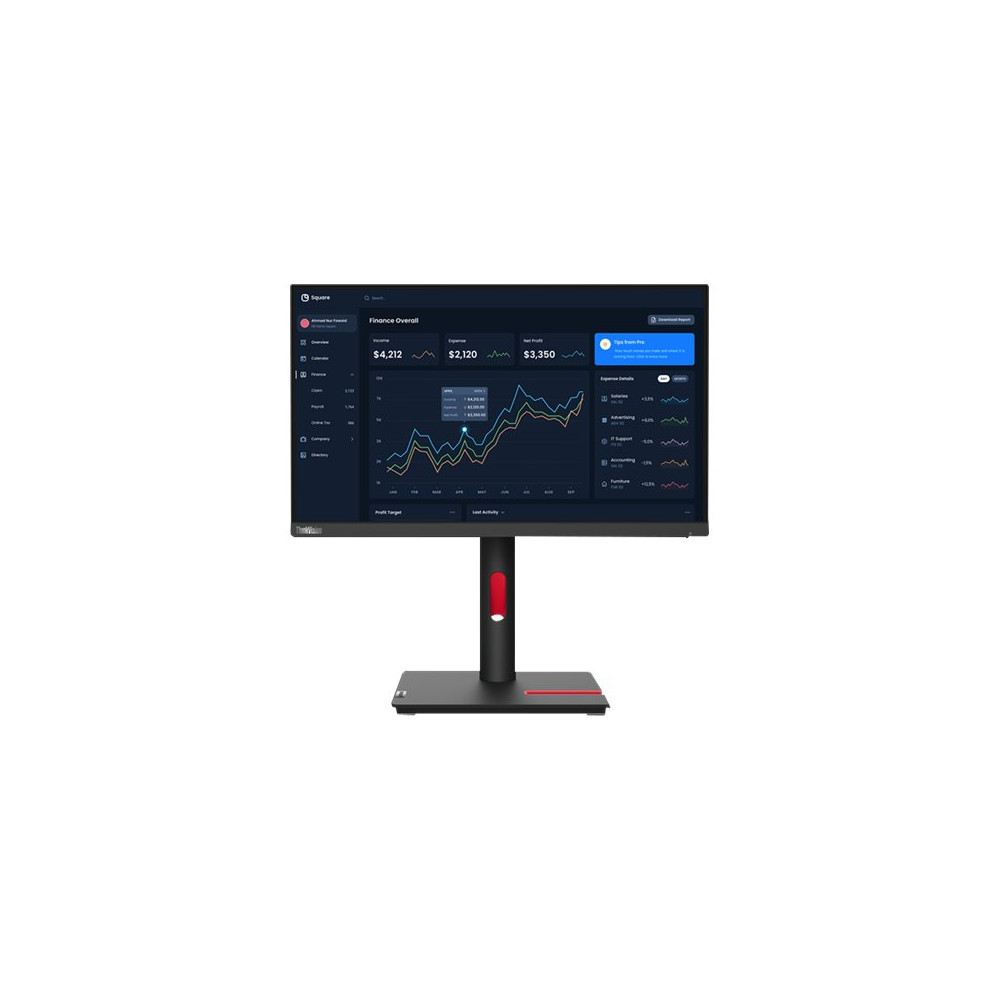 Produktbild för Lenovo ThinkVision T22i-30 - LED-skärm - Full HD (1080p) - 22"