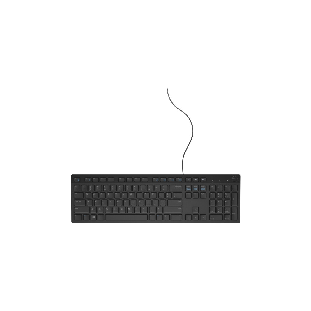 Produktbild för Dell KB216 - tangentbord - QWERTY - finska - svart Inmatningsenhet