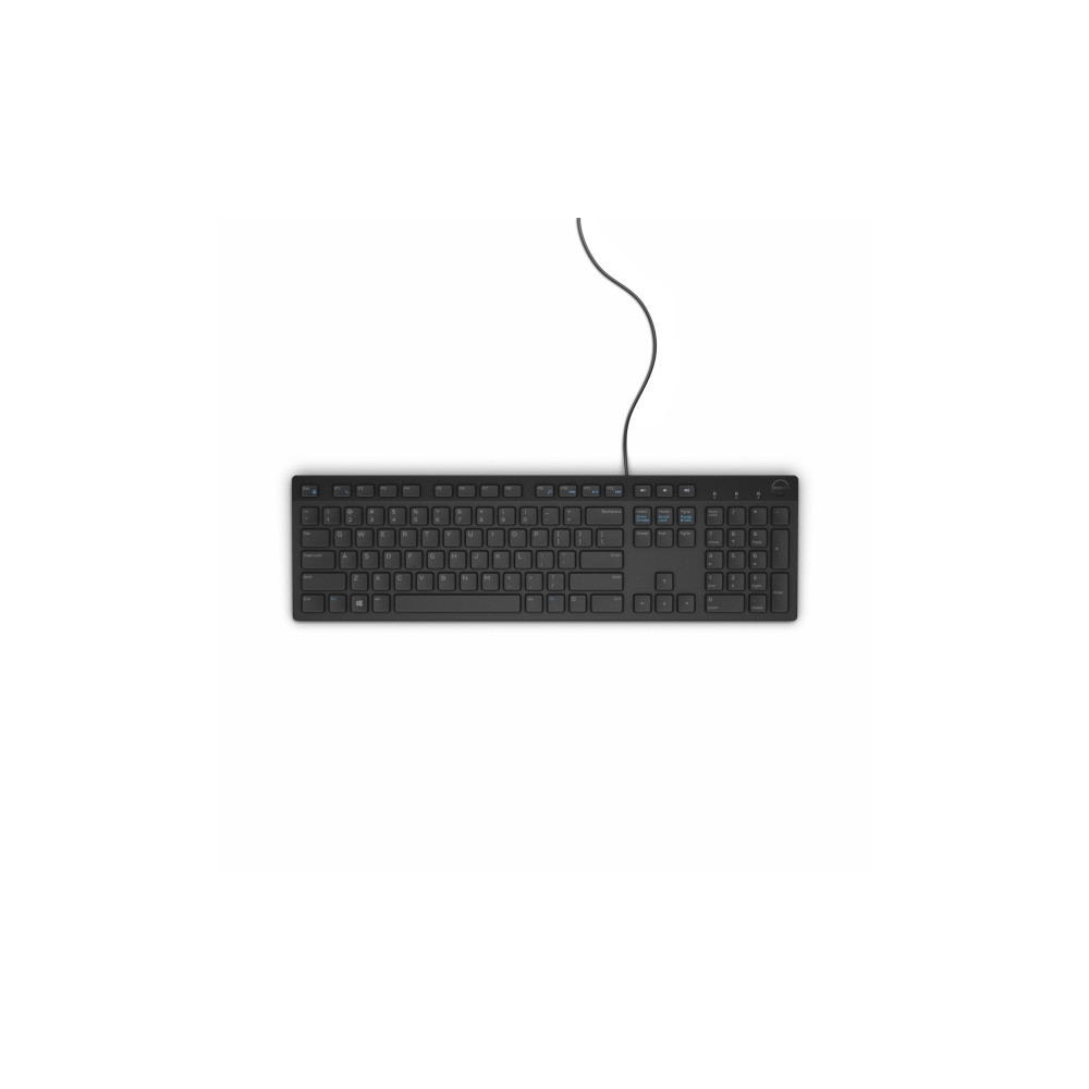 Produktbild för Dell KB216 - tangentbord - QWERTY - finska - svart Inmatningsenhet