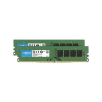Produktbild för Crucial - DDR4 - sats - 16 GB: 2 x 8 GB - DIMM 288-pin - 3200 MHz / PC4-25600 - ej buffrad