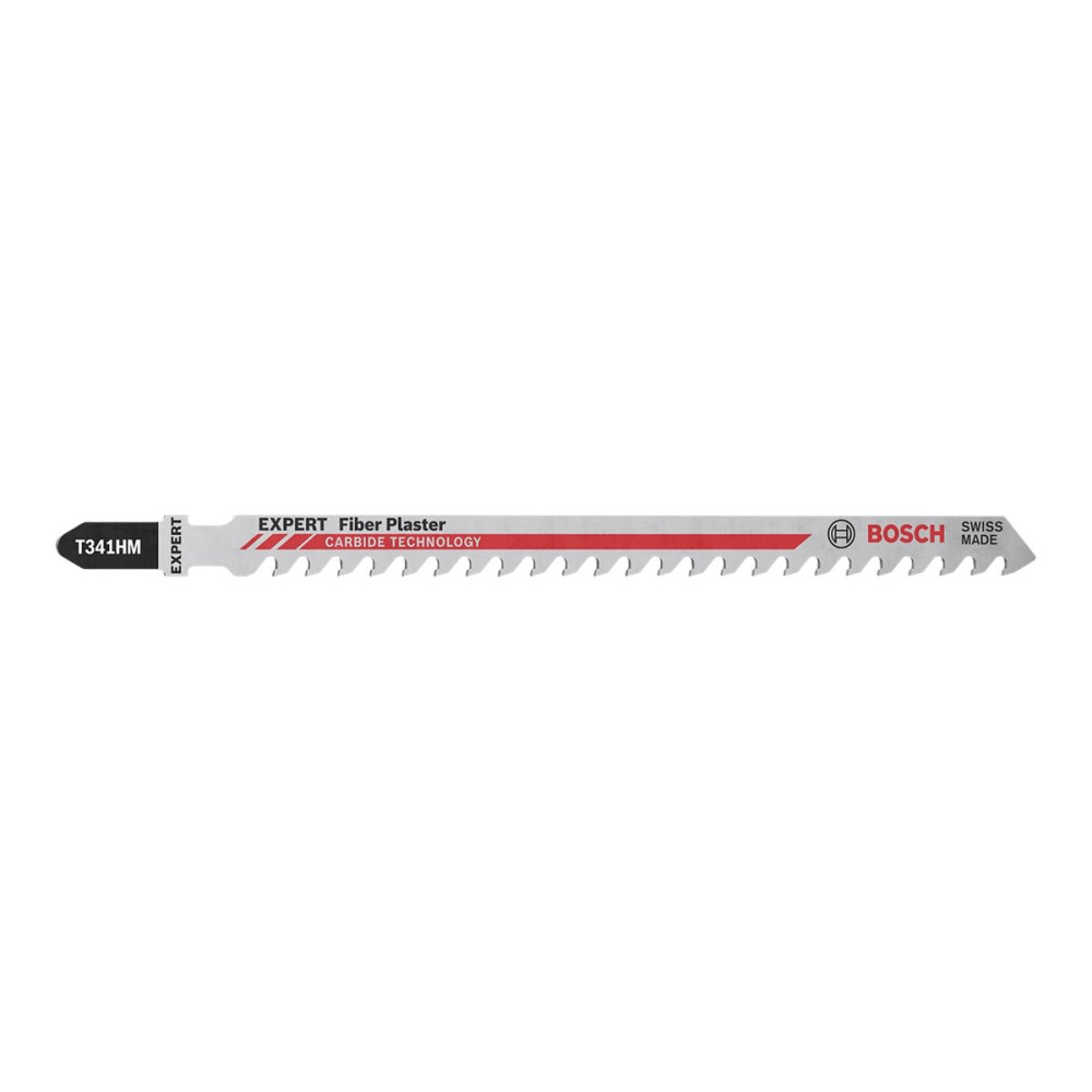 Produktbild för Bosch Expert Fiber Plaster T341 HM - sticksågblad - för lättbetong, glassfiberförstärkt plast, gipsskiva, fiber cement boards, drywall boards - 3 delar
