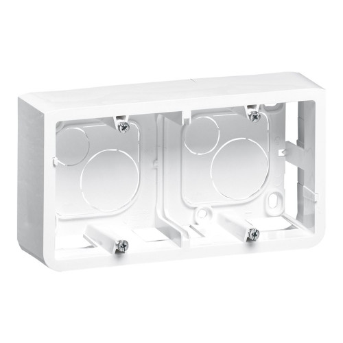 Legrand Legrand Mosaic ytmonteringsbox för nätverk - 4, 5 or 2x2 horizontal modules