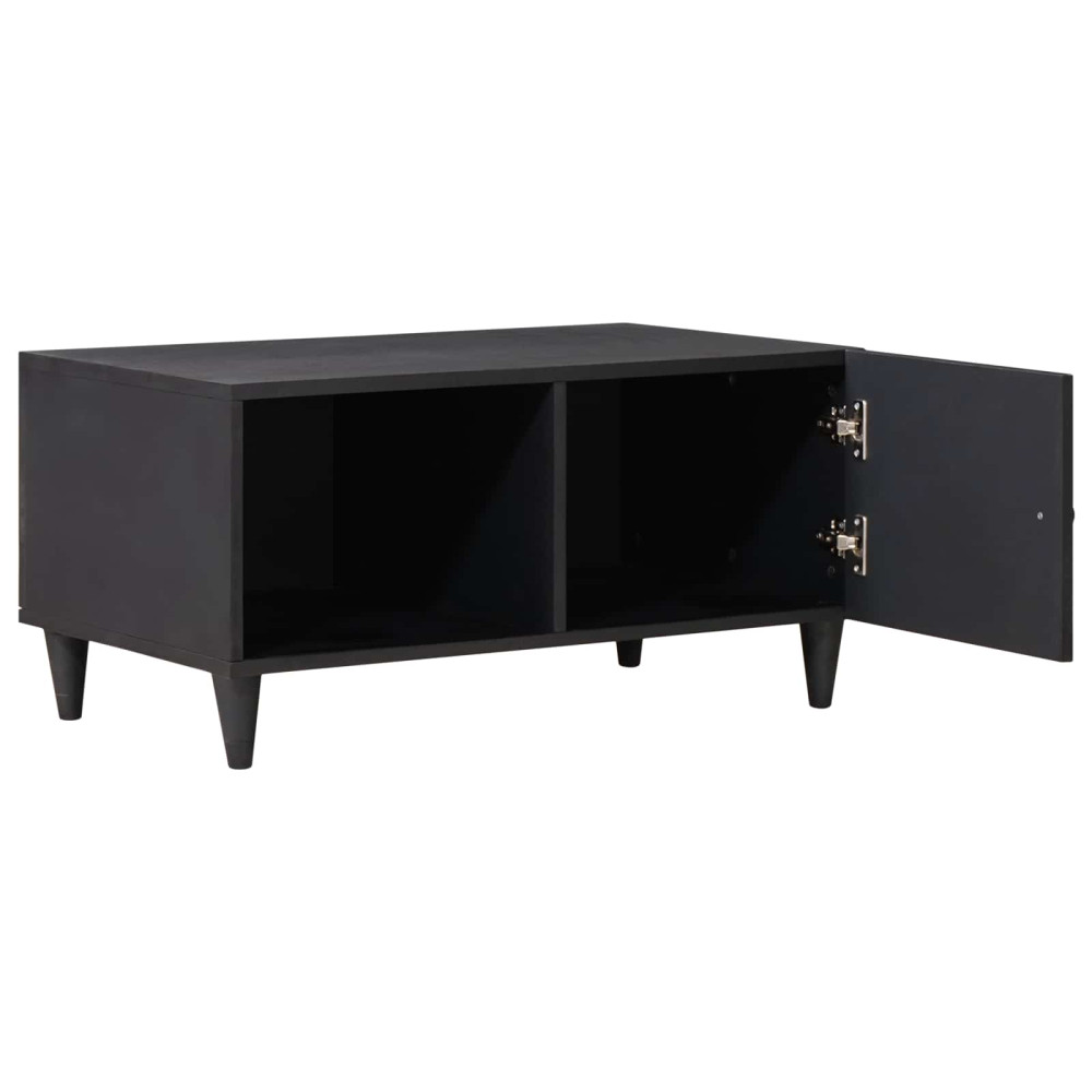 Produktbild för Kaffeebord Flerfärgsdesign 80 x 50 x 40 cm Massivt mangoträ